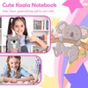PinkSheep Koala Diary with Lock and Keys, Plush Koala Journal