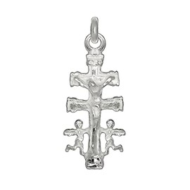 ENTREPLATA Caravaca Cross Pendant 925 Sterling Silver Pendant Locket Necklace Women Girls Men Unisex Caravaca Cross 30 Regular Silver Not Applicable, Silver, Not applicable.