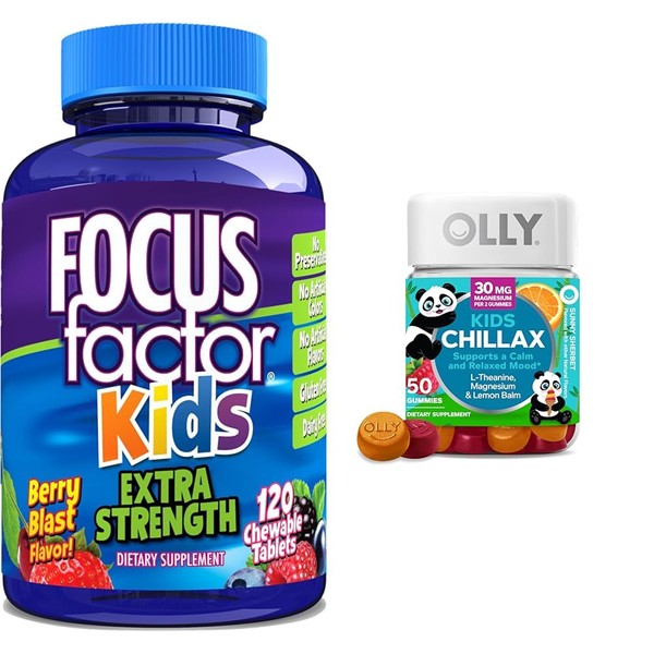 Focus Factor Focus Factor Kids Extra Strength Daily Chewable Brain