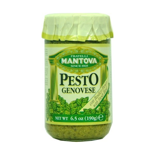 Mantova Pesto Genovese 6.5 Oz (Pack pf 6), is a precious partner in the kitchen, ready to enhance your dishes. Pesto Genovese should be considered one of the most satisfying raw bases for sauce in Italian cooking.