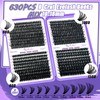 DNSGOOR DIY Fluffy Lash Extension Kit 750Pcs D Curl Individual