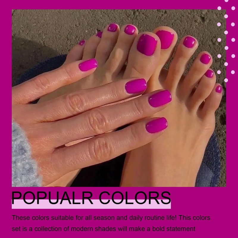 Arte Clavo 15ml Rose Red Hot Pink Gel Nail Polish