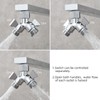 Tecmolog Brass Shower Splitter 2 Way Shower Arm Diverter with