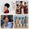 Afro Puff Drawstring Ponytail Natural Real Human Hair for Black