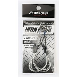 NatureBoys Iron Hook ST IHST-50#5/0 (Pack of 2)