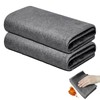 Shunshi Magic Cleaning Cloths for Glass, 2pcs - Reusable Streak-Free