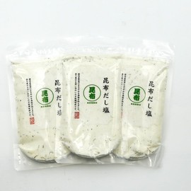 Kombu Dashi Salt, 5.6 oz (160 g) x 3 Bags, Large Capacity, Kombu Dashi Salt, 3 Pack Set, Delicious Soup, Miso Soup, Chawanmushi, Tempura Salt, All-Purpose Seasoning, Seasoning Hot Tofu