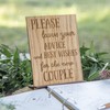 Guest Book Sign for Wedding Gift Table Signs - Please