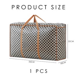 1 Piece Organizer Storage Bag, Waterproof and Dustproof Storage Bag, Large Capacity Storage Bag, Moving Organizer, Clothes, Quilt Packing Bag
