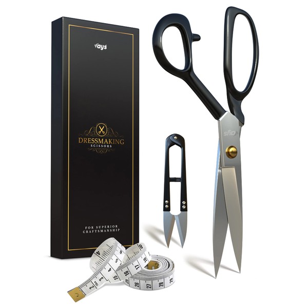VAYS Fabric Scissors (8 Inch) - Premium Dressmaking Scissors for