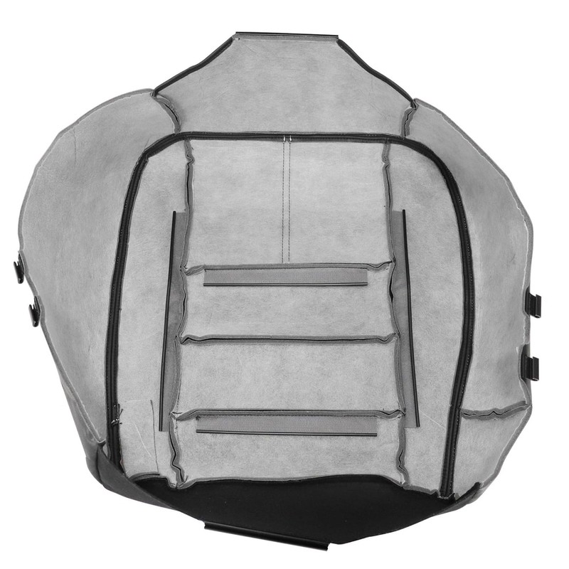 FZJDSD Black Driver & Passenger Side Bottom Leather Seat Cover