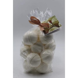 Spa Pure Honey Almond Bath Bombs 1 OZ Each – Handmade in USA with Shea, Mango and Cocoa Butter - Ultra Moisturizing and Best for All Skin Types – Count 14