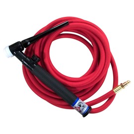 CK17 Air Cooled TIG Torch Kit, Valve, 150A, 12.5', 1-Pc, Super-Flex, CK17V-12-RSF RG