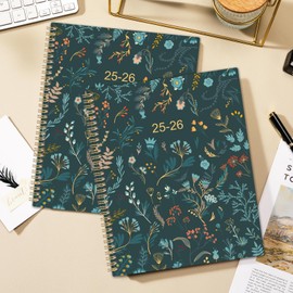 2025-2026 Planner - Academic Planner 2025-2026, Jul 2025 - Jun 2026, 2025-2026 Planner Weekly and Monthly, 8.5" x 11" 2025-2026 Calendar Monthly Planner with Tabs & Pocket, Flexible Cover, Twin-Wire Binding