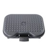Under Desk Footrest Adjustable Height Comfy Foot Rest with 30