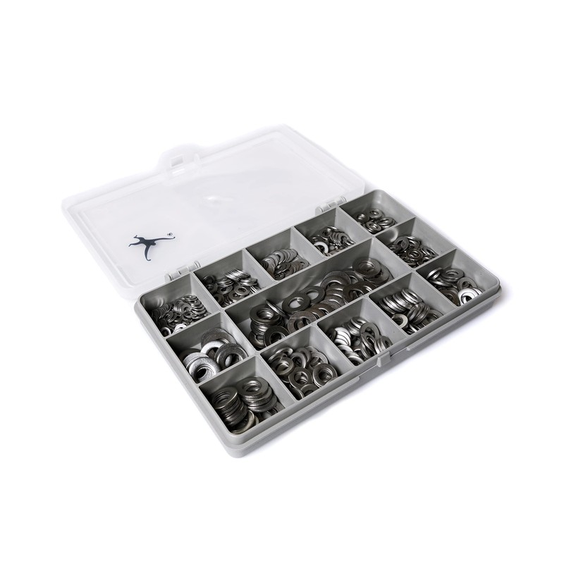 Set of 460 Assorted Form-A (Thick) Flat Washers -DIN 125-