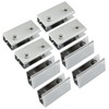 Bivethoi 8 Pcs Glass Shelf Bracket Adjustable Shower Brackets,Heavy Duty