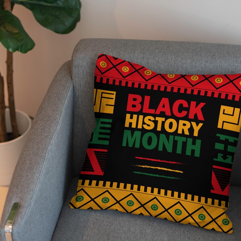 Black History Month Decorations Black History Month Pillow Covers Set
