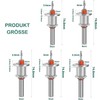 KEWAYO Countersink Drill Wood Set, 8 mm Drill Countersink with