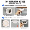 Ruiqas Wireless Rotating Dimmable Spotlight with Remote Control for Pictures,