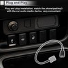 RATCHROLL Audio Aux Adapter Cable Wire for Honda Convenient Stereo