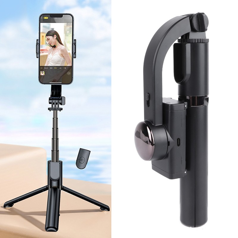 Phone Stabilizer with Tripod Selfie Stick 360 Degrees Rotation Easy