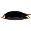 Gusti Umhängetasche Leder - Karisma Damen Handtasche Ledertasche Vintage Braun