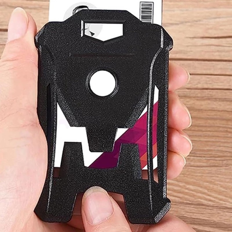 Heavy Duty Retractable Badge Holder with Carabiner Keychain - Tactical