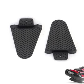 Bicycle Pedal Cleat Cover Rubber Bicycle Parts Cycling Anti-Slip Cover for Cleats High Compatibility Pedal Plate SPD-SL Compatible Dirt Bike Black