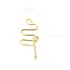 SAFIGLE 10pcs False Nose Ring Nose Clip Fake Nose Rings