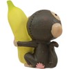 Ebros Gift Furrybones Baby Munky Monkey Loves Banana Voodoo Skeleton
