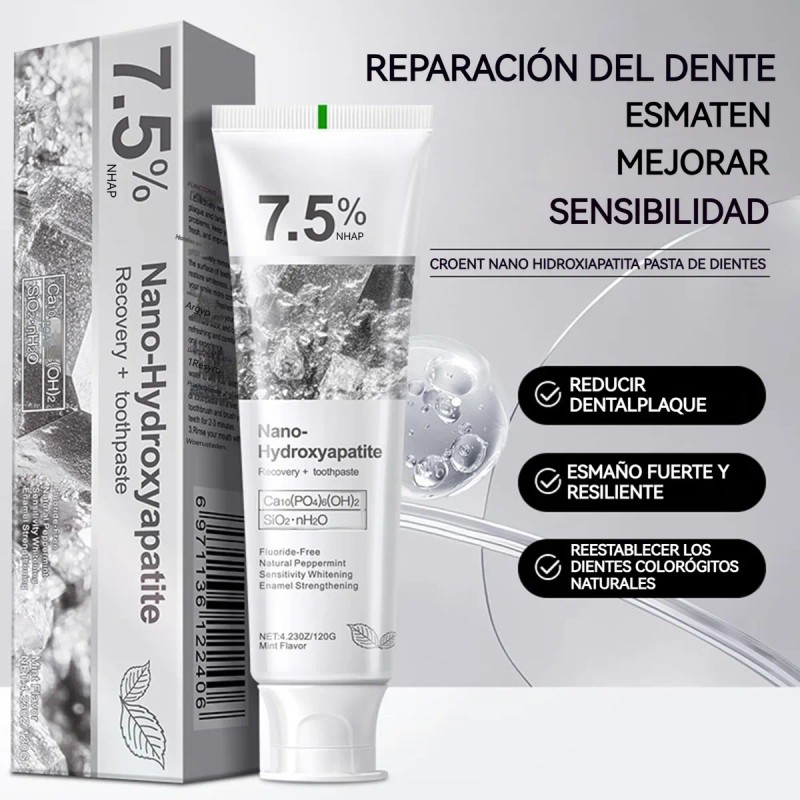 2×pasta De Dientes Con Hidroxiapatita Protección Del Esmalte