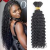 Deep Wave Bulk Human Braiding hair For Boho Braids knotless