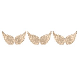 Toddmomy 12PCS Golden Glitter Angel Wings Craft Angel Wings Mini Wings For Ornaments For Diy Costume Backpack Accessary Crafts Decorative Props