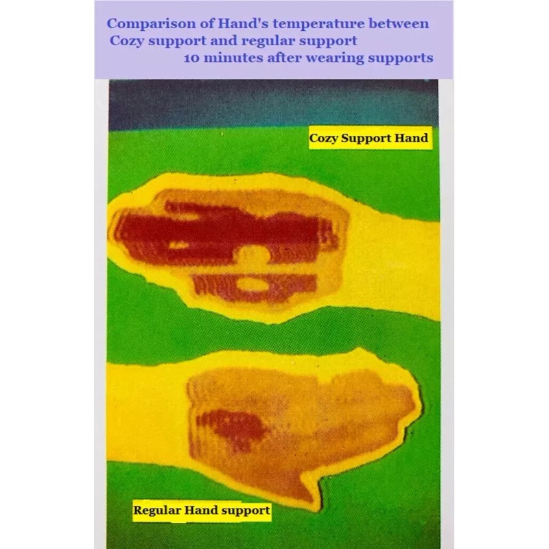 COZY SUPPORT Hand Support with Real Copper, Made in Japan