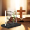 Bible Verse Office Desk Decor, Christian Scripture Decor Gifts for