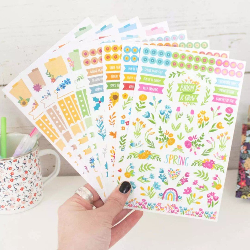 bloomdailyplanners bloom daily planners Planner Sticker Pack, Decorative Florals