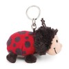 NICI Keyring, ladybird, dotti-Lotti, 9 cm, red, plush companion for