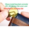 Genuine Leather Remote Key Fob Case Protector Cover Holder Fit