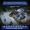 LEXIN B4FM Motorrad Bluetooth Headset, Helm Intercom, Kommunikationssystem für bis