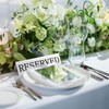 36 Pcs Metal Reserved Table Signs, Double Sided Reserved Seating