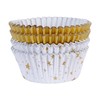 PME Christmas Foil-Lined Cupcake Cases - Golden Stars (Pack of