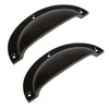 Hammer & Tongs Curved Cabinet Drawer Pull - W130mm x