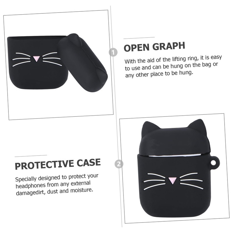 TEHAUX Earphone Case Headphones Case Protective Covers Tips Cases Replacement