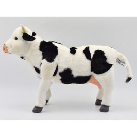 HANSA Toy 4775 Cow Black/White Standing 38 cm
