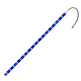 [1 piece] LED Tape Light, 12 V, Waterproof, 1 Chip, 39.4 inches (100 cm) (Black Base), Luminous Color: Blue