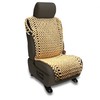Zento Deals Natural Royal Wood Bead Seat Cover Massage Cool