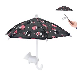 MultiValue Cute Phone Umbrella Sun Hood, 1 Pc Phone Umbrella Sun Shade with Suction Cup