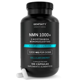 Nmn Ultra Pure 000 Reales Por Dosis 100 Cápsulas Energía Celular Longevidad Avanzada Alta Absorción Rellenos Mezclas