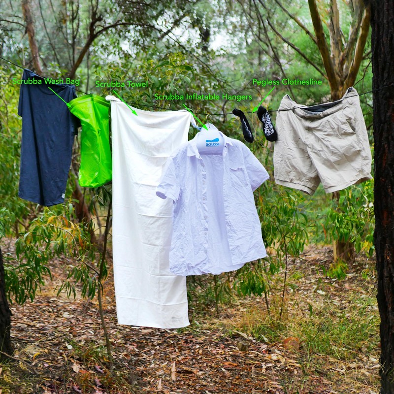Scrubba Travel Wash & Dry Kit for Clean Clothes On-The-Go